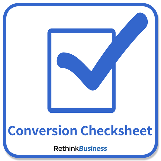 Conversion Checksheet